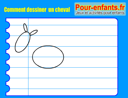 Apprendre à dessiner un cheval. Comment dessiner un cheval par étapes.