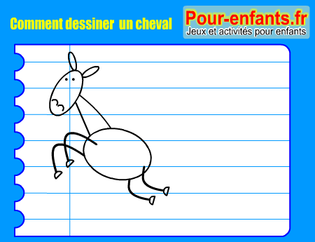 Apprendre à dessiner un cheval. Comment dessiner un cheval par étapes.