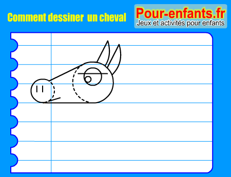 Apprendre à dessiner un cheval. Comment dessiner un cheval par étapes.