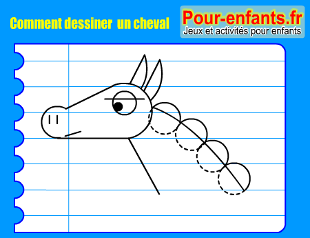 Apprendre à dessiner un cheval. Comment dessiner un cheval par étapes.