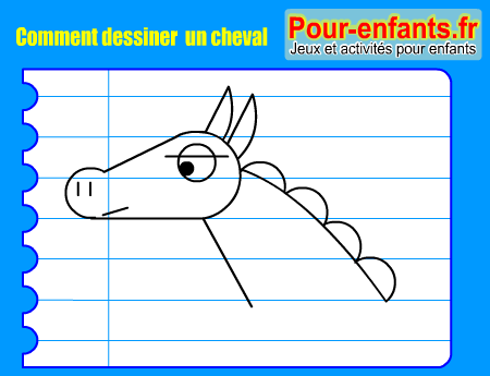 How-To-Draw-Horses  Dessin cheval facile, Comment dessiner un