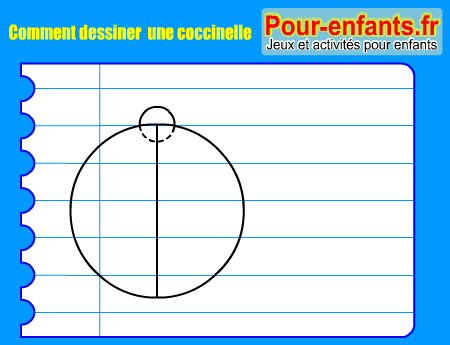 Apprendre à dessiner une coccinelle. Comment dessiner une coccinelle par étapes.