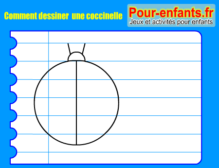 Apprendre à dessiner une coccinelle. Comment dessiner une coccinelle par étapes.