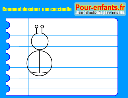 Apprendre à dessiner une coccinelle. Comment dessiner une coccinelle par étapes.