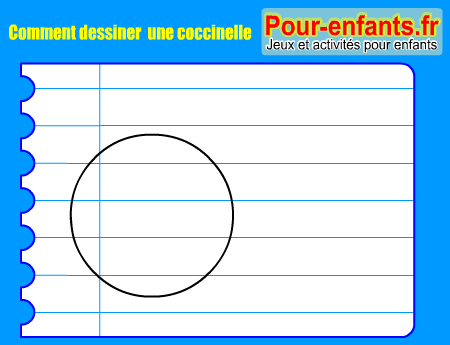 Apprendre à dessiner une coccinelle. Comment dessiner une coccinelle par étapes.