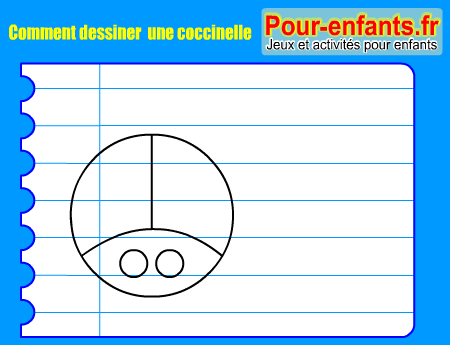 Apprendre à dessiner une coccinelle. Comment dessiner une coccinelle par étapes.