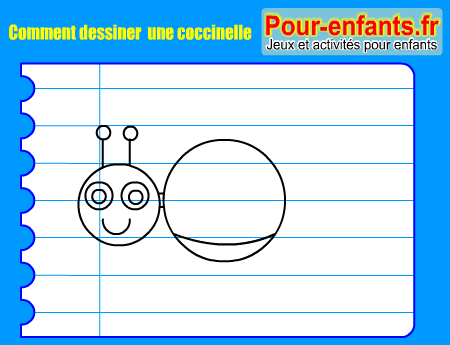 Apprendre à dessiner une coccinelle. Comment dessiner une coccinelle par étapes.