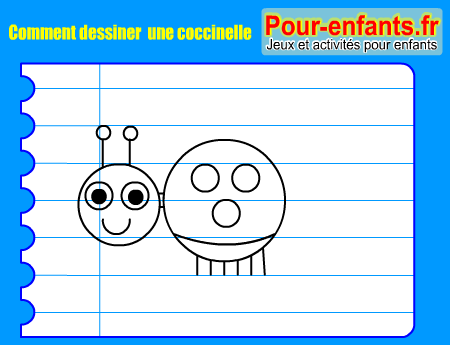 Apprendre à dessiner une coccinelle. Comment dessiner une coccinelle par étapes.