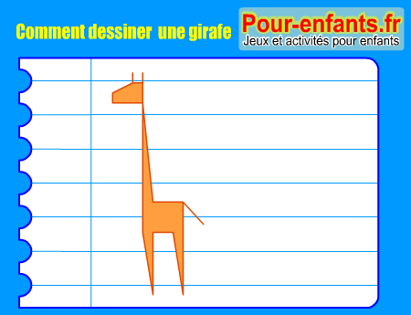 Apprendre à dessiner une girafe. Comment dessiner une girafe par étapes.