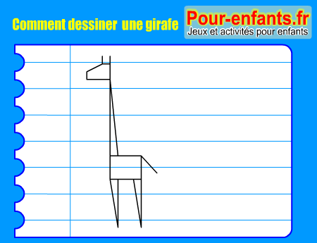 Apprendre à dessiner une girafe. Comment dessiner une girafe par étapes.