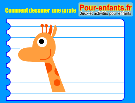 Apprendre à dessiner une girafe. Comment dessiner une girafe par étapes.