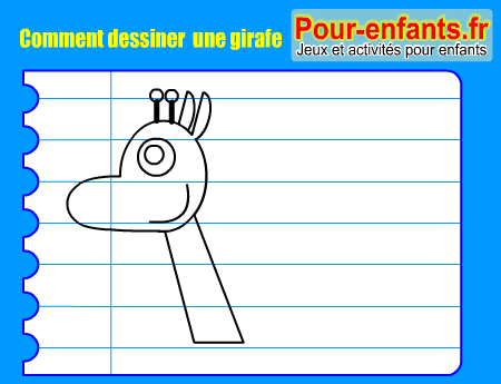 Apprendre à dessiner une girafe. Comment dessiner une girafe par étapes.