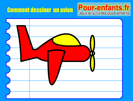 Apprendre à dessiner un avion. Comment dessiner un avion par étapes.