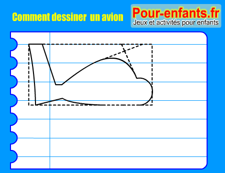 Apprendre à dessiner un avion. Comment dessiner un avion par étapes.