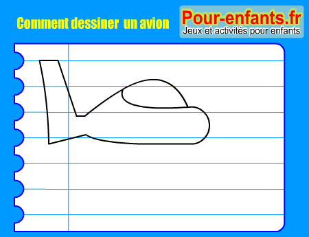 Apprendre à dessiner un avion. Comment dessiner un avion par étapes.