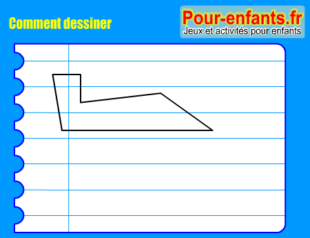 Apprendre à dessiner un avion. Comment dessiner un avion par étapes.