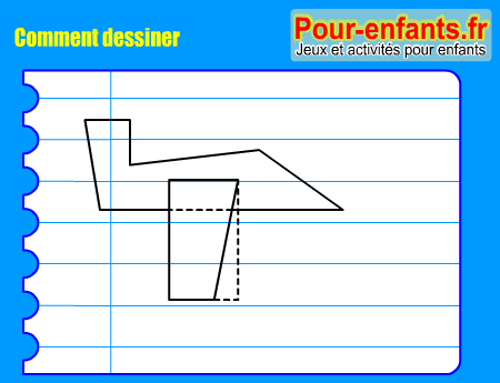 Apprendre à dessiner un avion. Comment dessiner un avion par étapes.