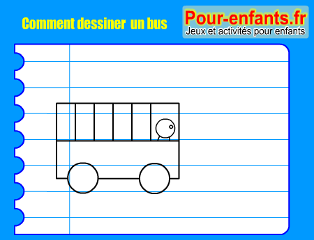 Apprendre à dessiner un car. Comment dessiner un car par étapes.