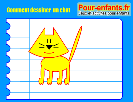 Apprendre à dessiner un chat. Comment dessiner un chat par étapes.