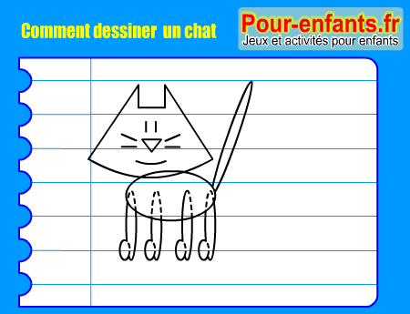 Apprendre à dessiner un chat. Comment dessiner un chat par étapes.