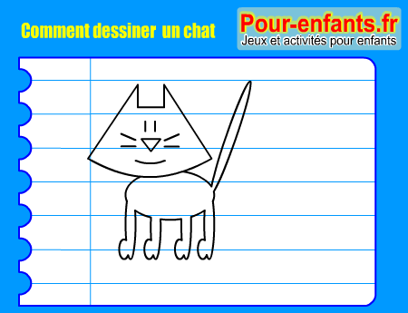 Apprendre à dessiner un chat. Comment dessiner un chat par étapes.