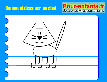 Apprendre à dessiner un chat. Comment dessiner un chat par étapes.