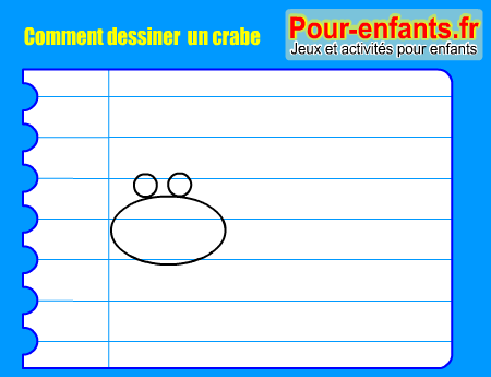 Apprendre à dessiner un crabe. Comment dessiner un crabe par étapes.