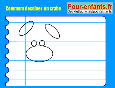 Apprendre à dessiner un crabe. Comment dessiner un crabe par étapes.