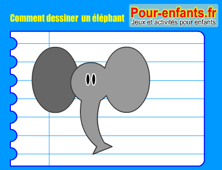 Apprendre à dessiner un lphant. Comment dessiner un lphant par étapes.