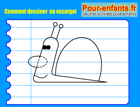 Apprendre à dessiner un escargot. Comment dessiner un escargot par étapes.