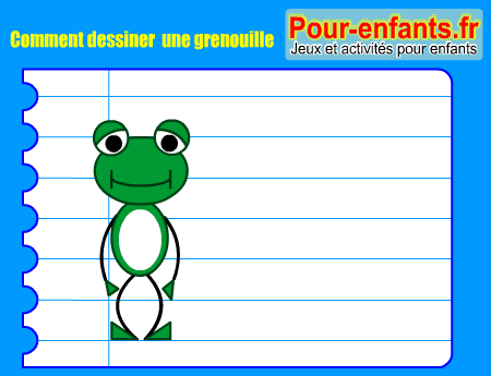 Apprendre à dessiner une grenouille. Comment dessiner une grenouille par étapes.