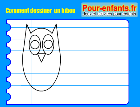 Apprendre à dessiner un hibou. Comment dessiner un hibou par étapes.