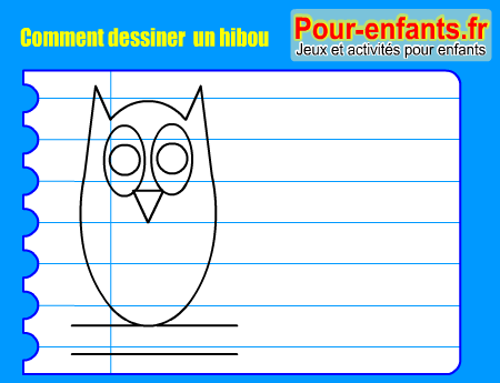 Apprendre à dessiner un hibou. Comment dessiner un hibou par étapes.