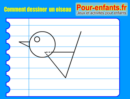 Apprendre à dessiner un oiseau. Comment dessiner un oiseau par étapes.