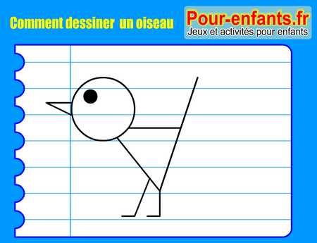 Apprendre à dessiner un oiseau. Comment dessiner un oiseau par étapes.