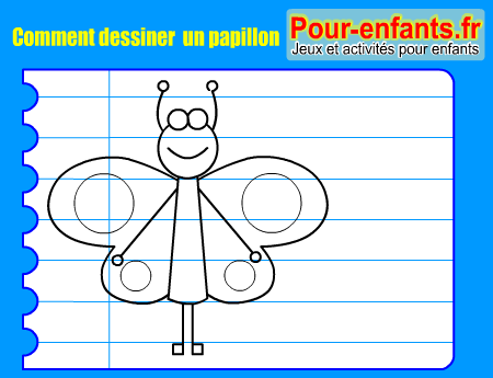 Apprendre à dessiner un papillon. Comment dessiner un papillon par étapes.