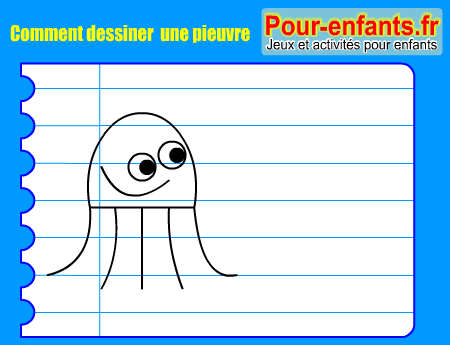 Apprendre à dessiner une pieuvre. Comment dessiner une pieuvre par étapes.