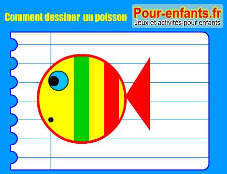 Apprendre à dessiner un poisson. Comment dessiner un poisson par étapes.