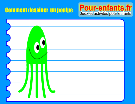 Apprendre à dessiner un poulpe. Comment dessiner un poulpe facilement par étapes.