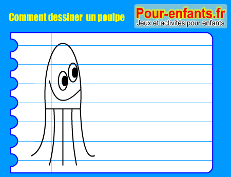 Apprendre à dessiner un poulpe. Comment dessiner un poulpe par étapes.