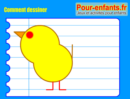 Apprendre à dessiner un poussin. Comment dessiner un poussin par étapes.