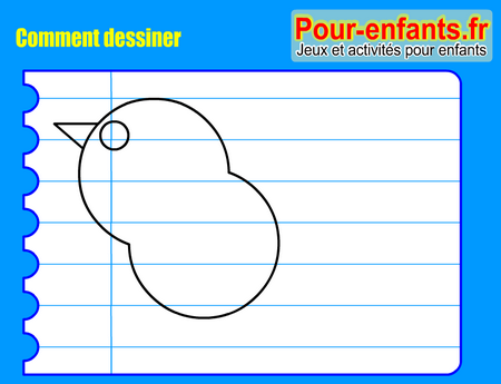 Apprendre à dessiner un poussin. Comment dessiner un poussin par étapes.