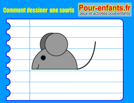 Apprendre à dessiner une souris. Comment dessiner une souris par étapes.