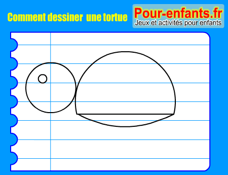 Apprendre à dessiner une tortue. Comment dessiner une tortue par étapes.