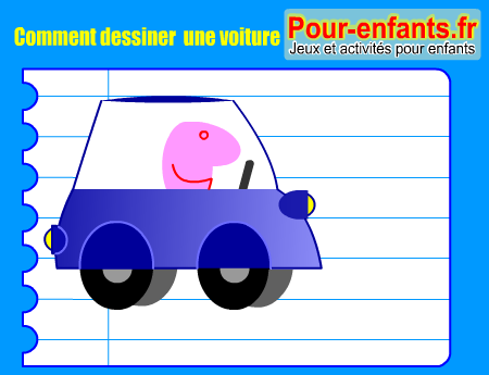 Apprendre à dessiner une voiture cartoon. Comment dessiner une voiture cartoon par étapes.