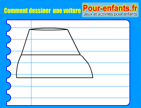 Apprendre à dessiner une voiture cartoon. Comment dessiner une voiture cartoon par étapes.