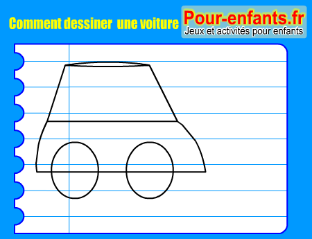 Apprendre à dessiner une voiture cartoon. Comment dessiner une voiture cartoon par étapes.