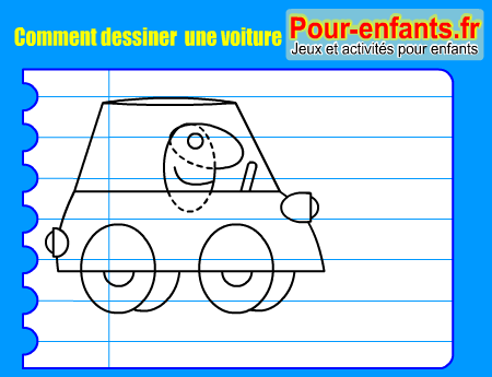 Apprendre à dessiner une voiture cartoon. Comment dessiner une voiture cartoon par étapes.