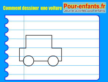 Apprendre à dessiner une voiture. Comment dessiner une voiture par étapes.