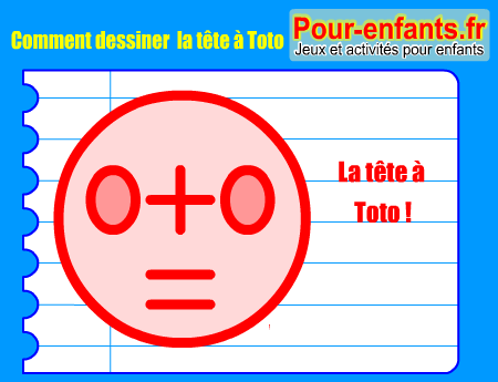 Apprendre à dessiner la tête à Toto. Comment dessiner Toto par étapes. Dessin tete a Toto.